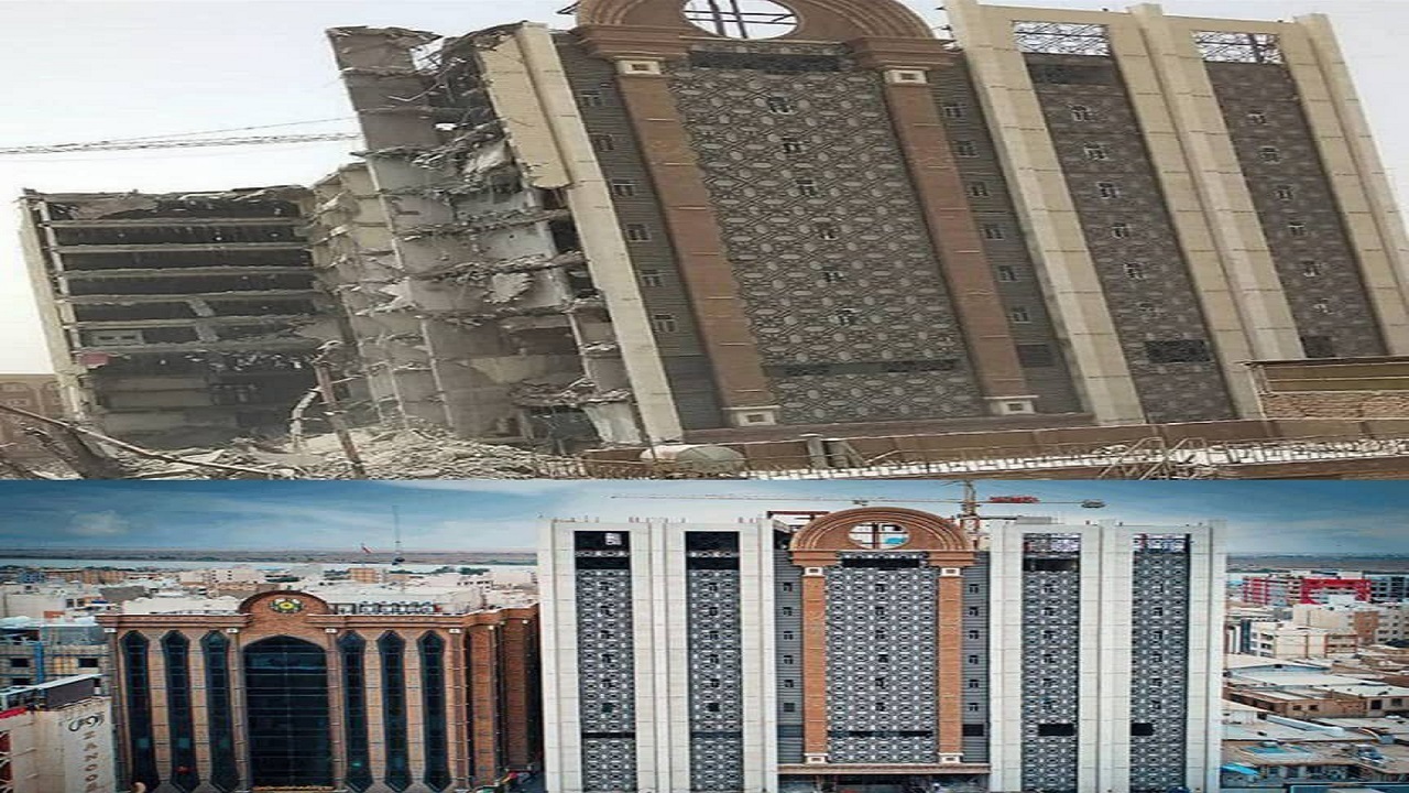 ۳۲ نفر از زیر آوار ساختمان متروپل آبادان نجات یافتند ۳۲ نفر از زیر آوار ساختمان متروپل آبادان نجات یافتند