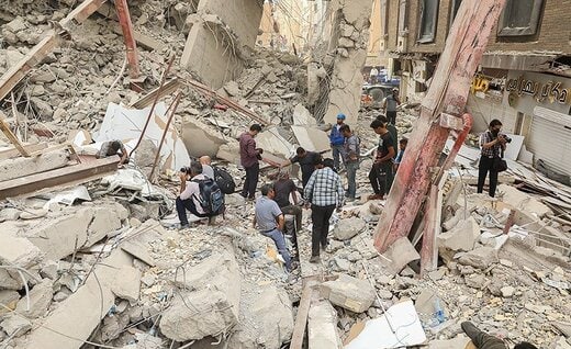 متروپل با تحمل تنها ۴۰ درصد از بار پیش بینی شده ریزش کرد!