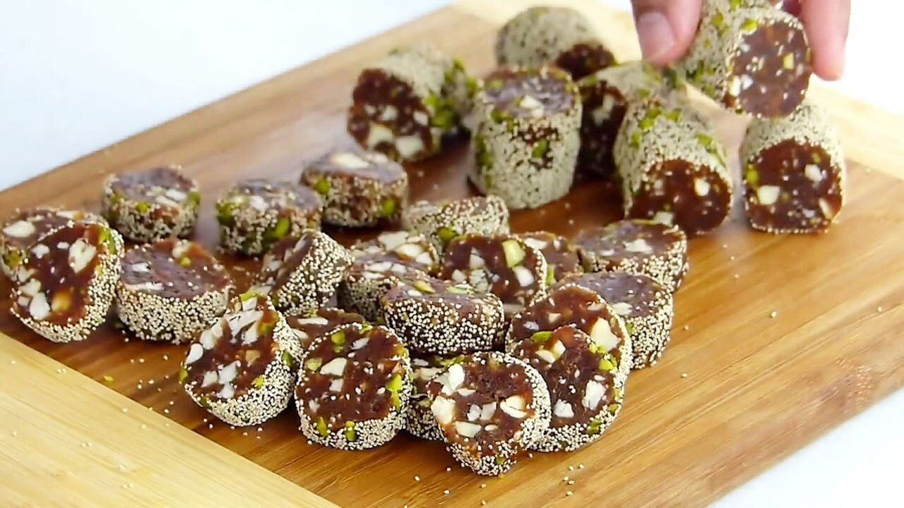 روش طبخ حلوا خرمایی + فیلم روش طبخ حلوا خرمایی + فیلم