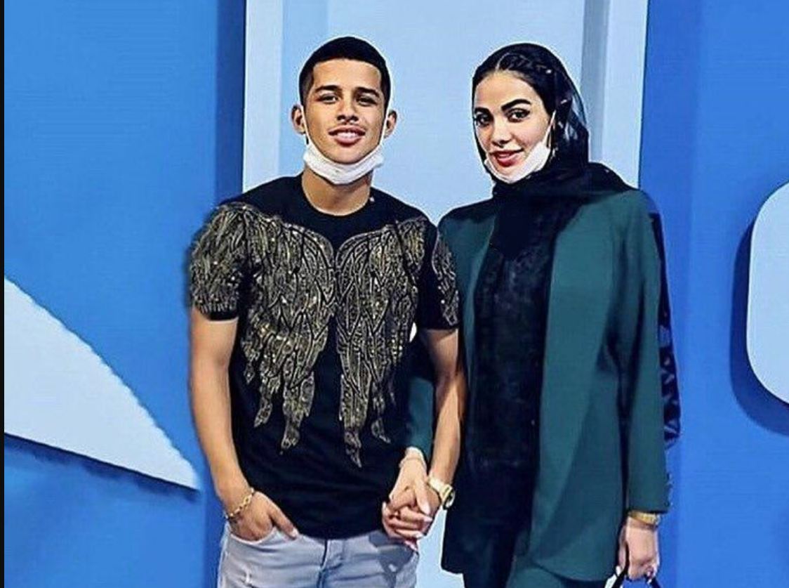 استایل شیک همسر مهدی قائدی در باشگاه های مختلط دبی! + عکس