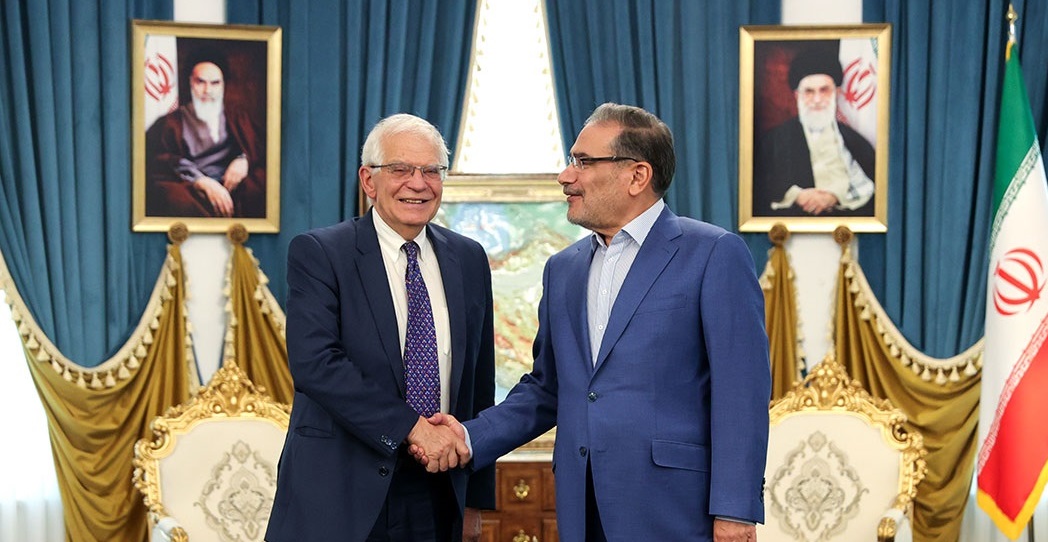 دیدار جوزپ بورل با دبیر شورای عالی امنیت ملی