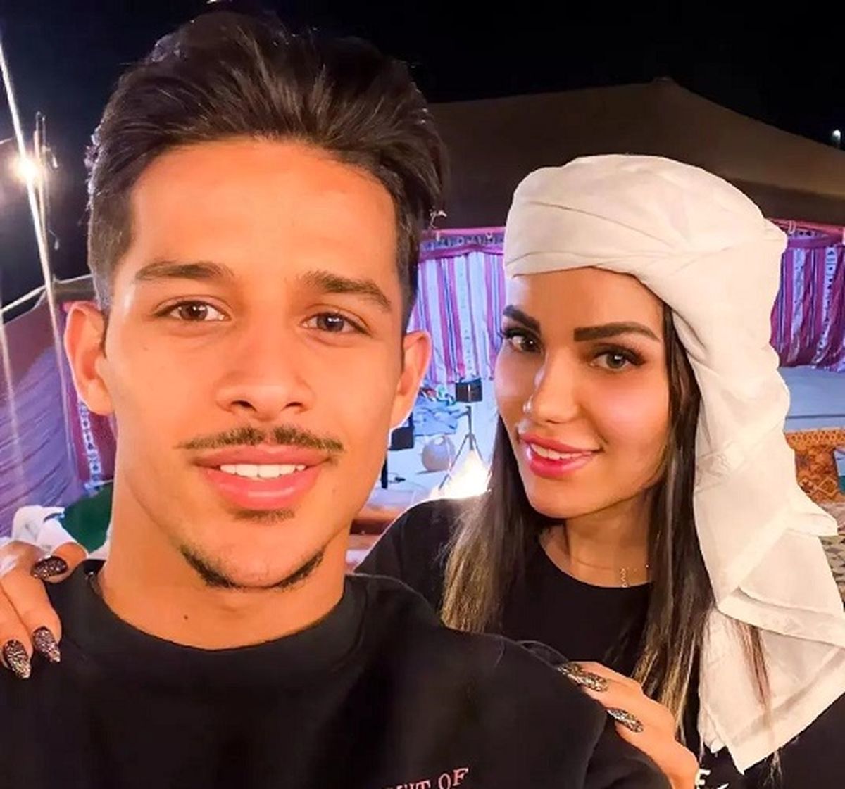 رستوران گردی خانوادگی مهدی قائدی و همسرش در ایران + عکس