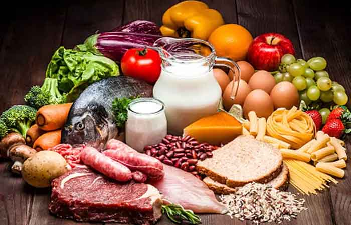 گروه های غذایی مختلف کدامند؟