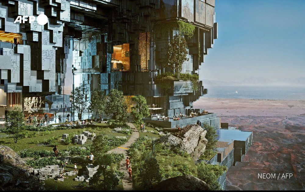 ولیعهد سعودی از شهر زیست محیطی رونمایی کرد + عکس