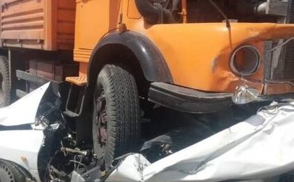 مرگ ۶ عضو خانواده در خودروی له شده