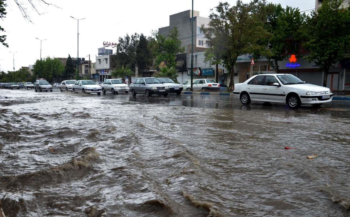 شیراز غوطه ور در آب شیراز غوطه ور در آب