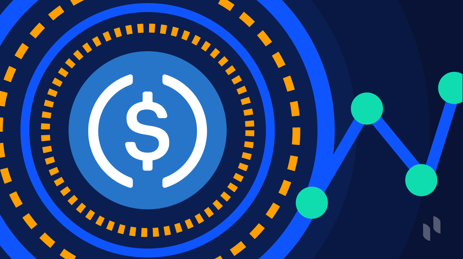 افت چشمگیر ارزش بازار  یو اس دی کوین (USDC)