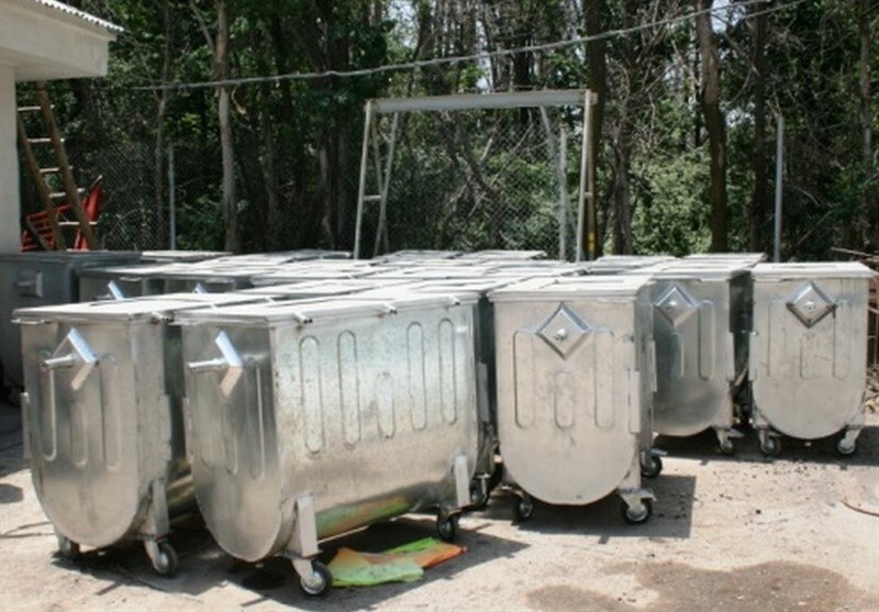 زمان بازگشت مخازن زباله در محدوده مرکزی تهران