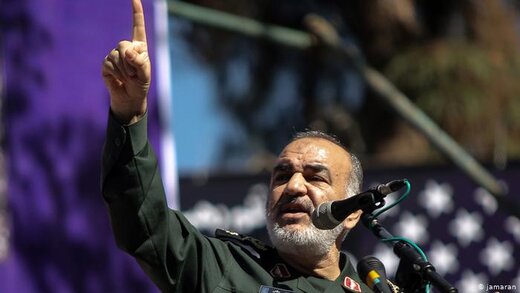 هشدار سردار سلامی به بدخواهان ملت ایران: هر حرکتی علیه ملت ایران انجام دهید، چند برابر ضربه می بینید هشدار سردار سلامی به بدخواهان ملت ایران: هر حرکتی علیه ملت ایران انجام دهید، چند برابر ضربه می بینید
