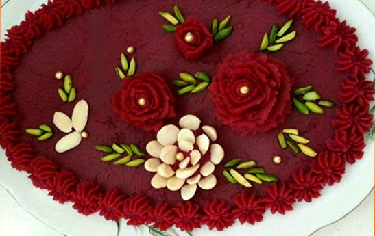 طرز تهیه حلوای آلبالو خوشرنگ و جذاب طرز تهیه حلوای آلبالو خوشرنگ و جذاب