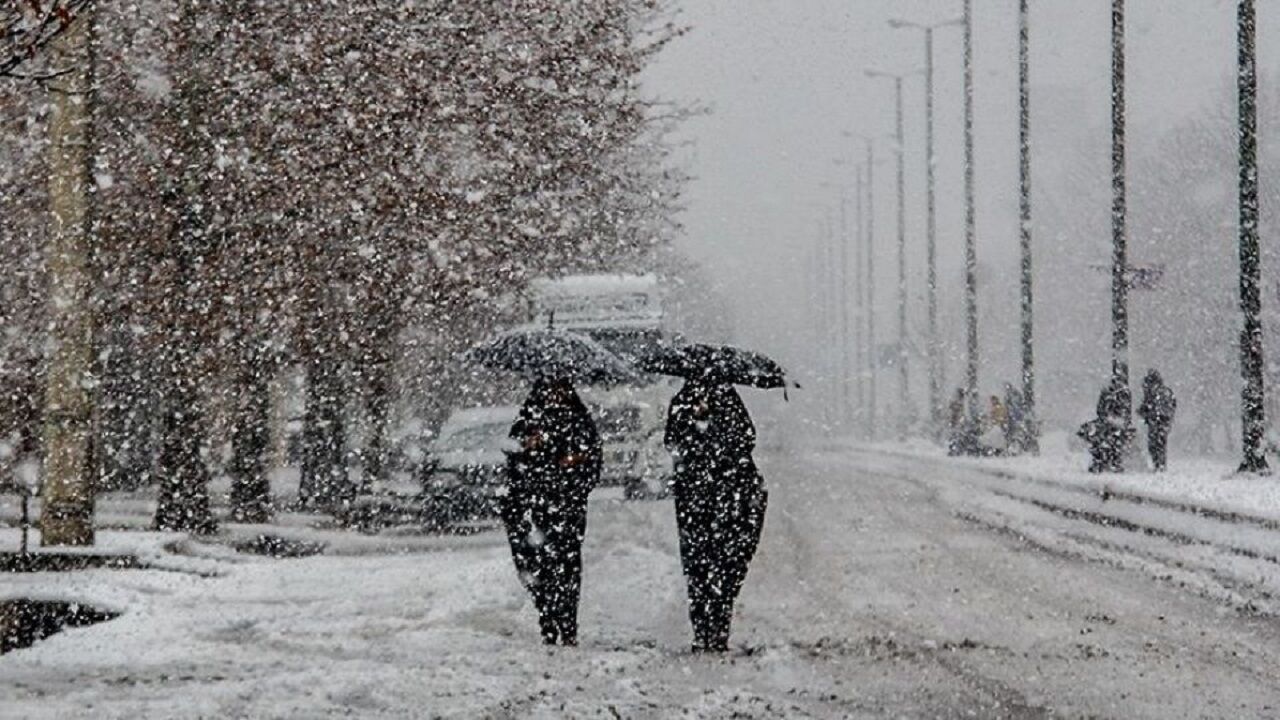 بارش برف و باران در ۱۱ استان کشور بارش برف و باران در ۱۱ استان کشور