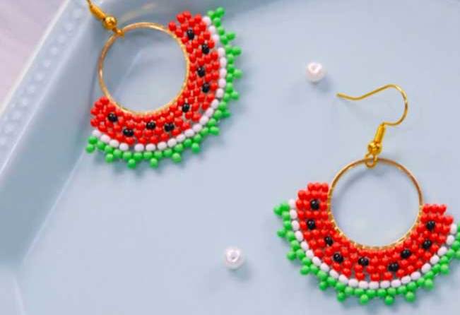 ساخت گوشواره برای شب یلدا + فیلم ساخت گوشواره برای شب یلدا + فیلم