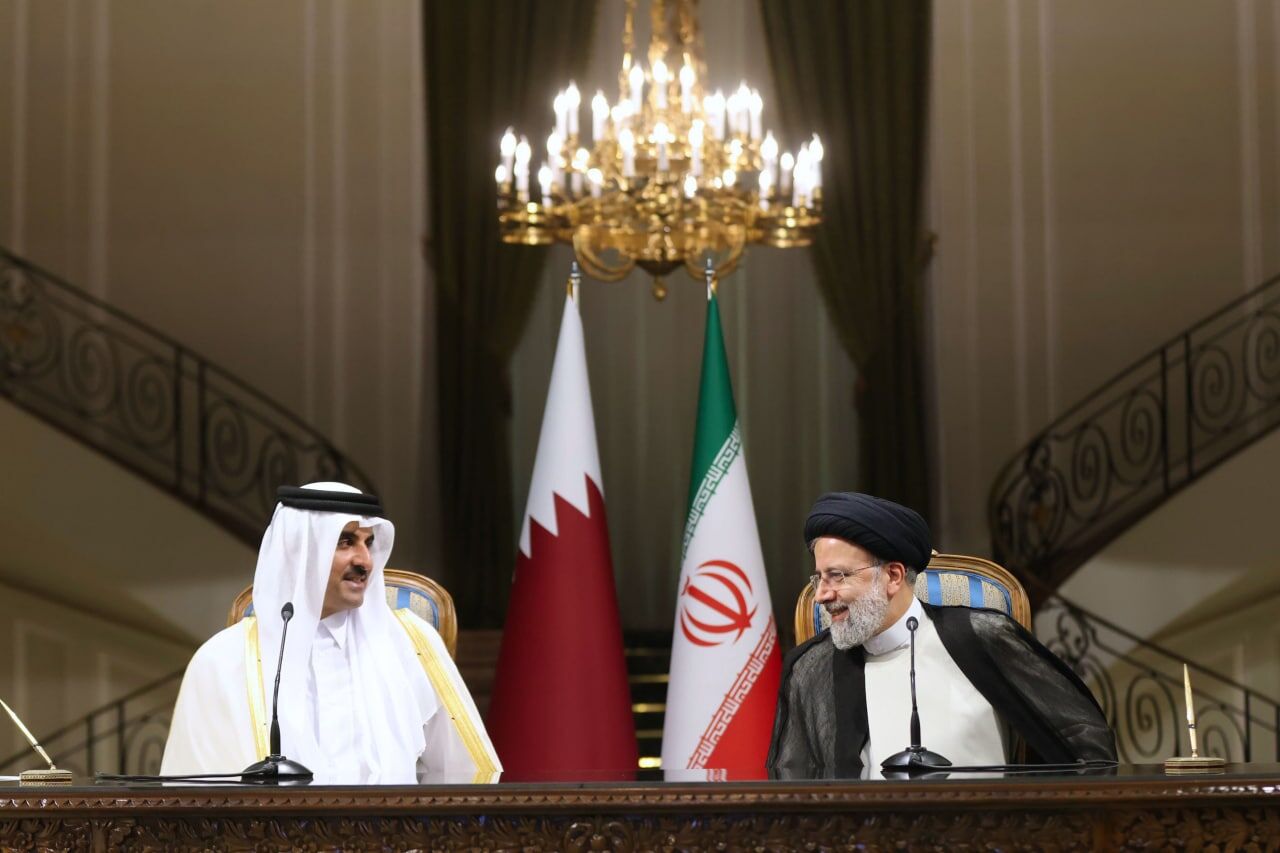 گفت و گوی تلفنی رییس جمهور با امیر قطر گفت و گوی تلفنی رییس جمهور با امیر قطر