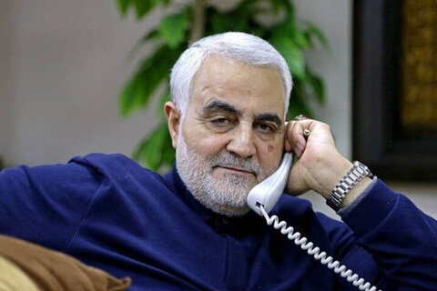 تصویری از سردار سلیمانی در تونلهای غزه + عکس تصویری از سردار سلیمانی در تونلهای غزه + عکس