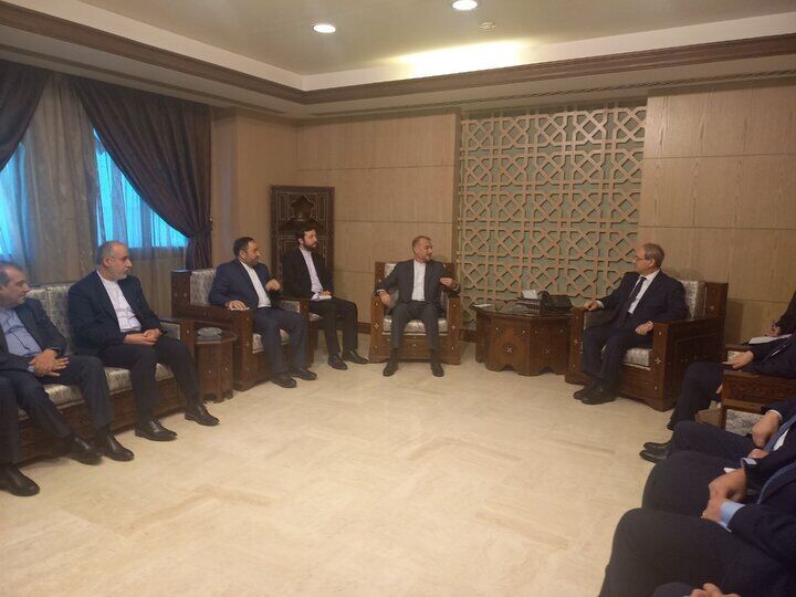 دیدار امیر عبداللهیان با وزیرخارجه سوریه دیدار امیر عبداللهیان با وزیرخارجه سوریه