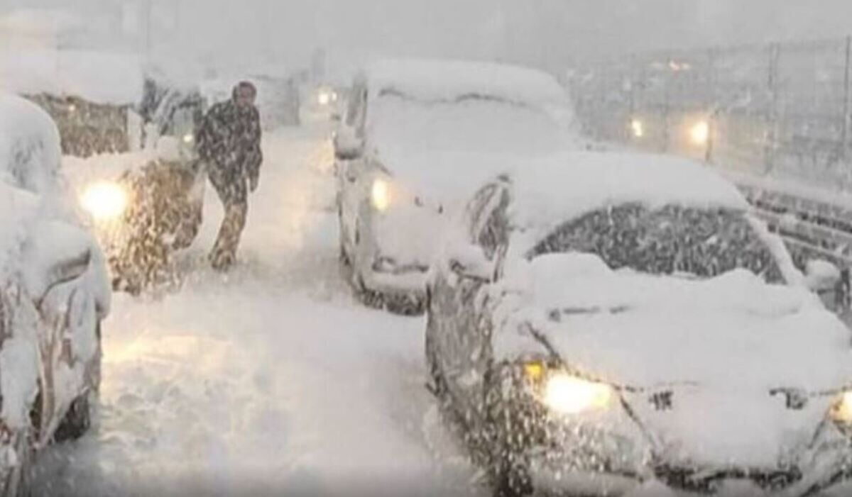 بوران شدید در سمنان بوران شدید در سمنان