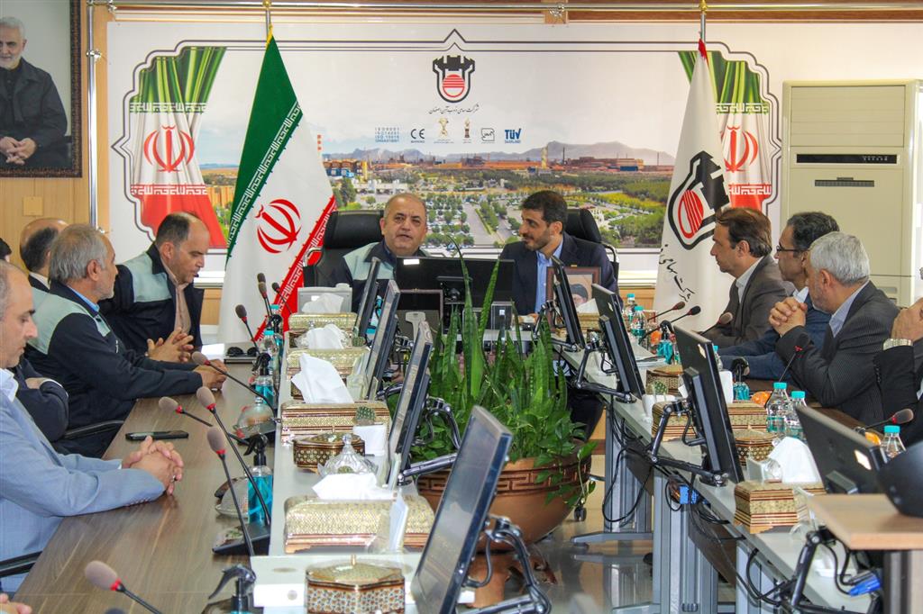 نشست تعاملی مدیران عامل ذوبآهن اصفهان و فولاد مبارکه نشست تعاملی مدیران عامل ذوبآهن اصفهان و فولاد مبارکه