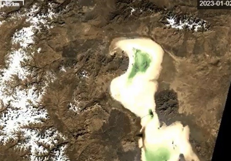 خبر خوش سازمان فضایی ایران از احیای دریاچه ارومیه خبر خوش سازمان فضایی ایران از احیای دریاچه ارومیه