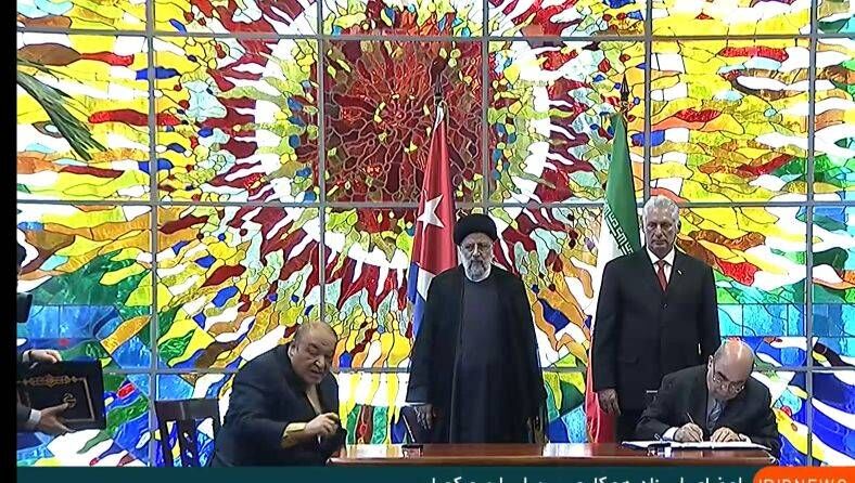 امضای ۶ سند همکاری بین ایران و کوبا امضای ۶ سند همکاری بین ایران و کوبا