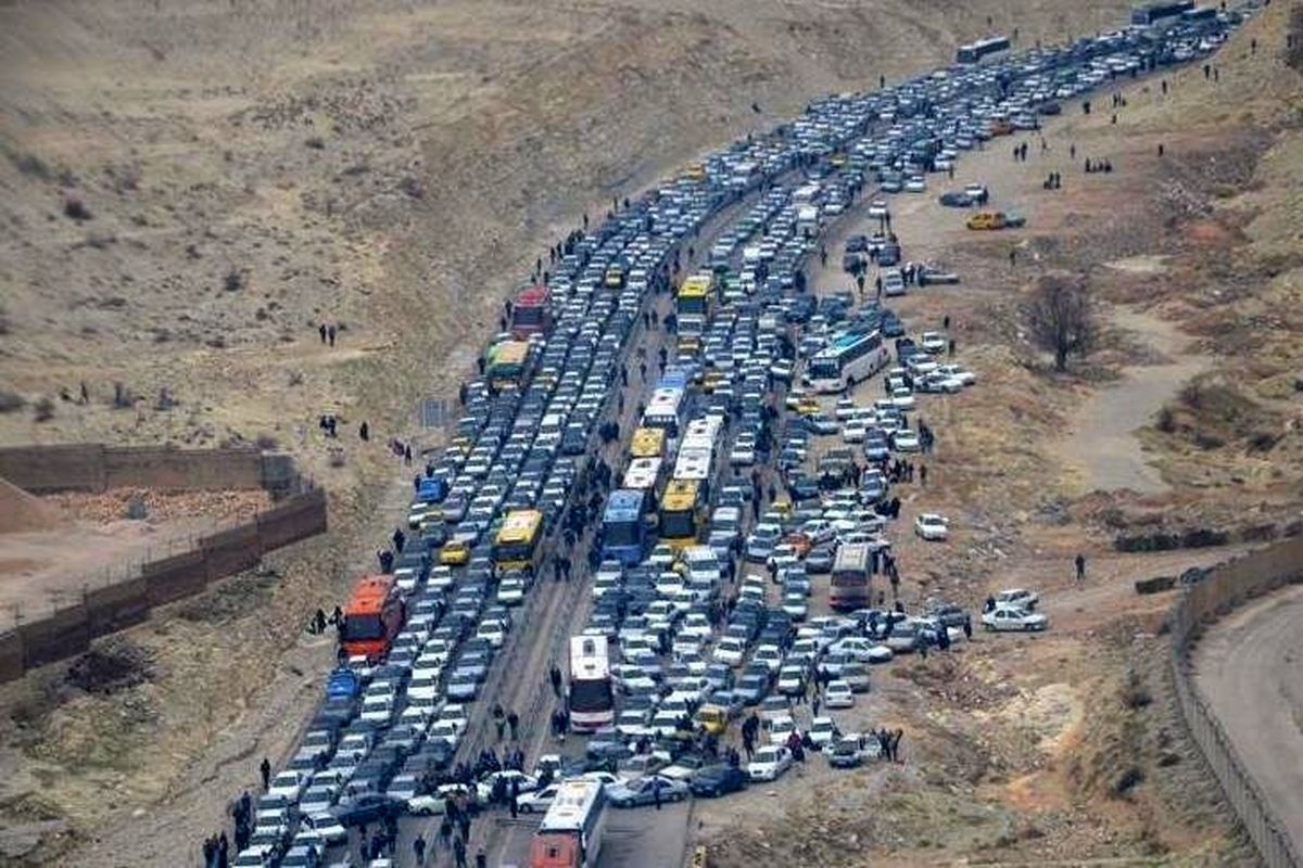 جاده مهران قفل شد جاده مهران قفل شد