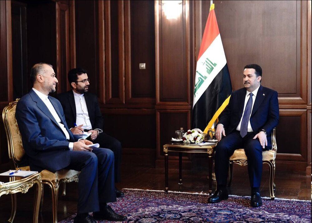 امیرعبداللهیان با نخست وزیر عراق دیدار کرد امیرعبداللهیان با نخست وزیر عراق دیدار کرد