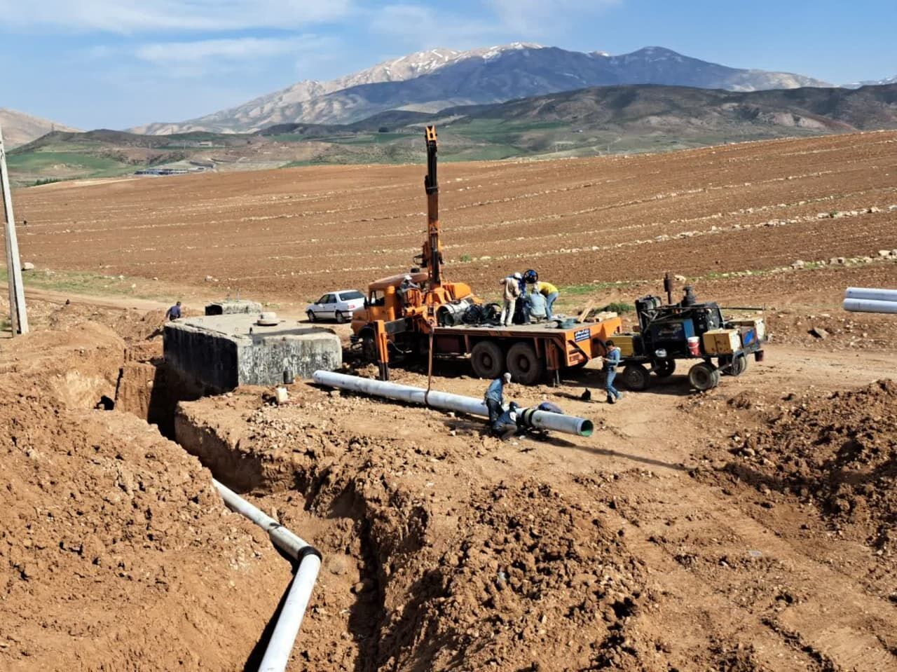مشکل آب ۱۶۰ روستای همدان حل شد مشکل آب ۱۶۰ روستای همدان حل شد