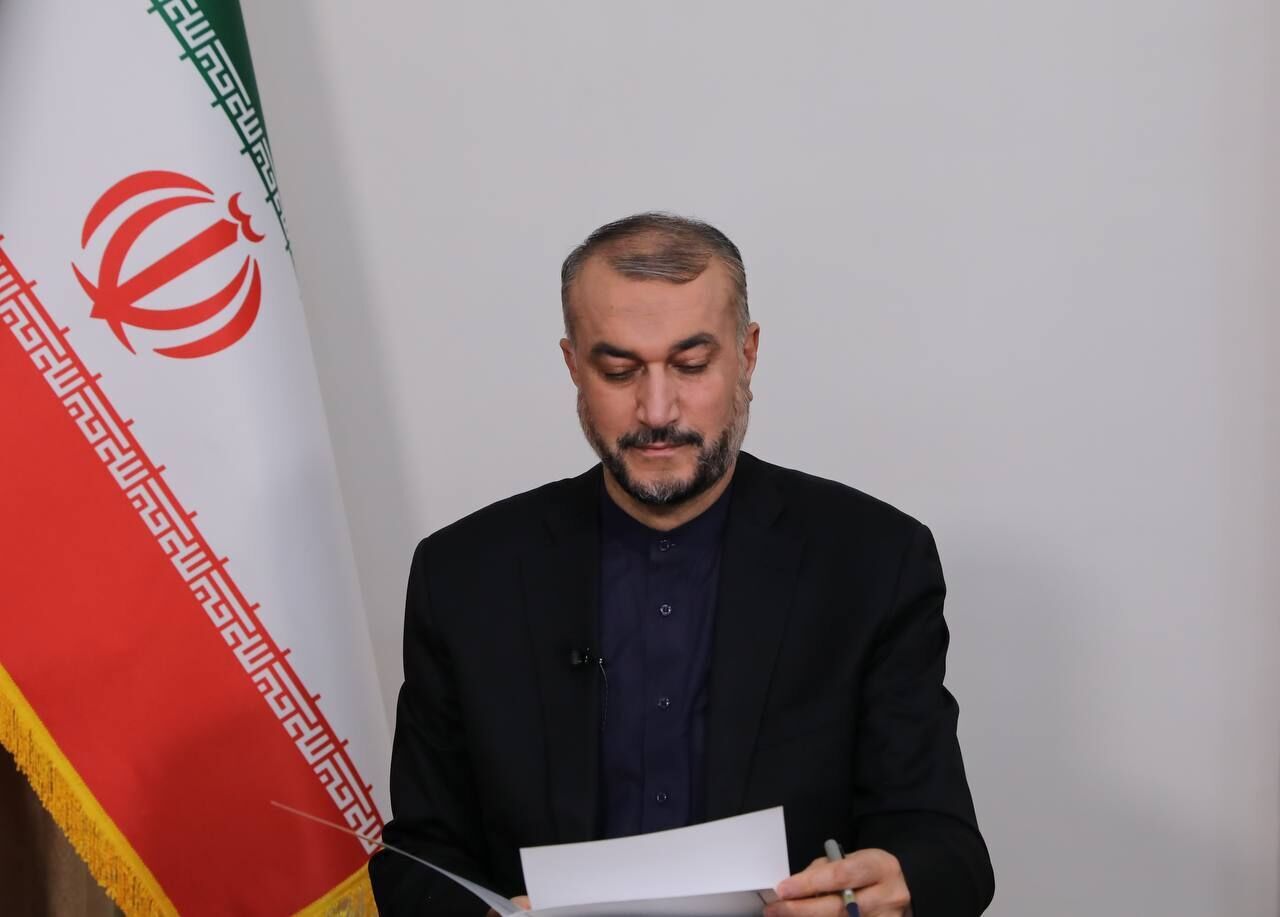 پیام امیرعبداللهیان به وزیر خارجه ترکیه پیام امیرعبداللهیان به وزیر خارجه ترکیه