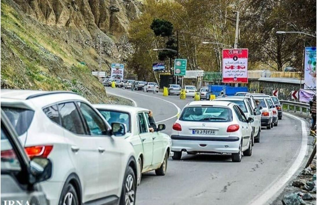 تردد دوطرفه از کرج تا تونل کندوان تردد دوطرفه از کرج تا تونل کندوان