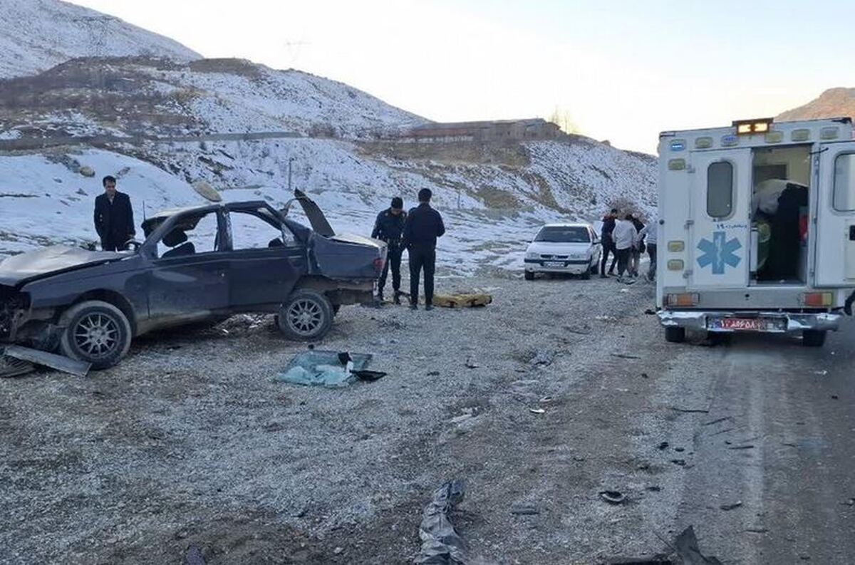 تصادف مرگبار پژو ۴۰۵ و نیسان در پیست اسکی کاکان/ ۴ کشته و مصدوم تصادف مرگبار پژو ۴۰۵ و نیسان در پیست اسکی کاکان/ ۴ کشته و مصدوم
