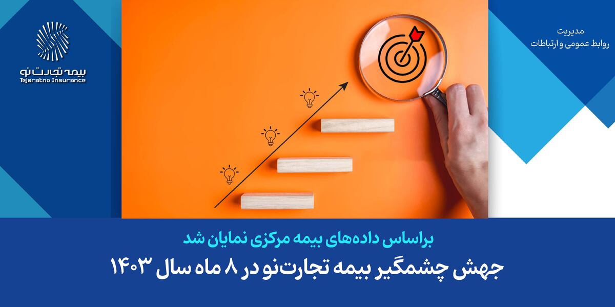 جهش چشمگیر بیمه تجارتنو در ۸ ماه سال ۱۴۰۳ جهش چشمگیر بیمه تجارتنو در ۸ ماه سال ۱۴۰۳