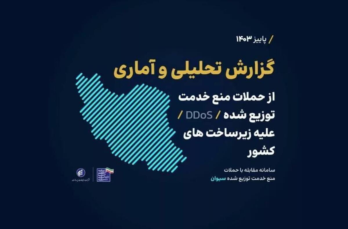 ایران در مقابله با حملات سایبری\ دفع روزانه ۶۳۵ حمله DDoS در پاییز ۱۴۰۳ ایران در مقابله با حملات سایبری\ دفع روزانه ۶۳۵ حمله DDoS در پاییز ۱۴۰۳