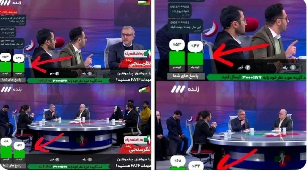 تقلب صداوسیما در یک نظرسنجی! تقلب صداوسیما در یک نظرسنجی!