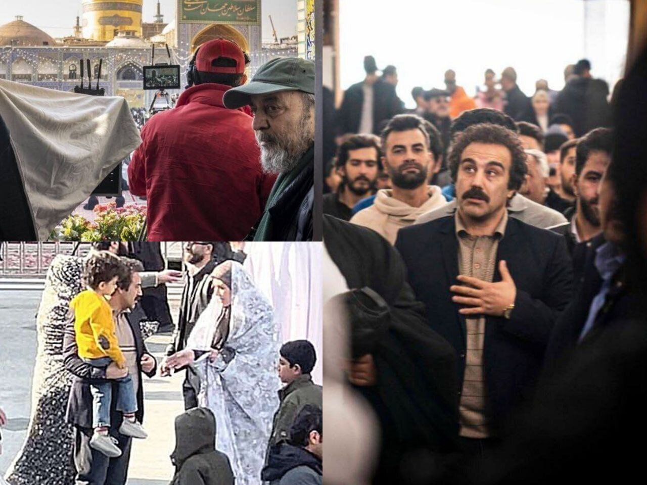 نقی و همای پایتخت در حرم امام رضا+ فیلم