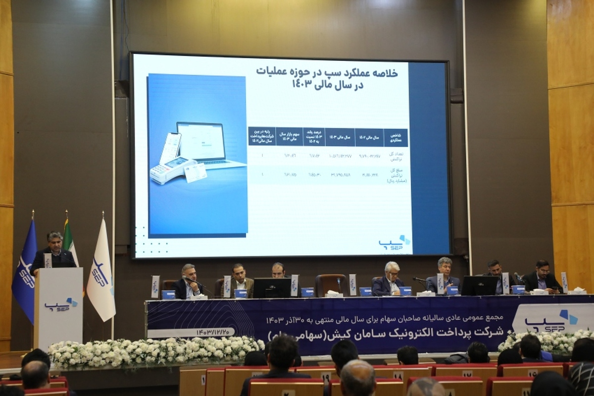 مجمع عمومی عادی سالیانه پرداخت الکترونیک سامانکیش (سپ) برگزار شد / از تصویب سود هر سهم تا توجه به مسئولیت اجتماعی مجمع عمومی عادی سالیانه پرداخت الکترونیک سامانکیش (سپ) برگزار شد / از تصویب سود هر سهم تا توجه به مسئولیت اجتماعی