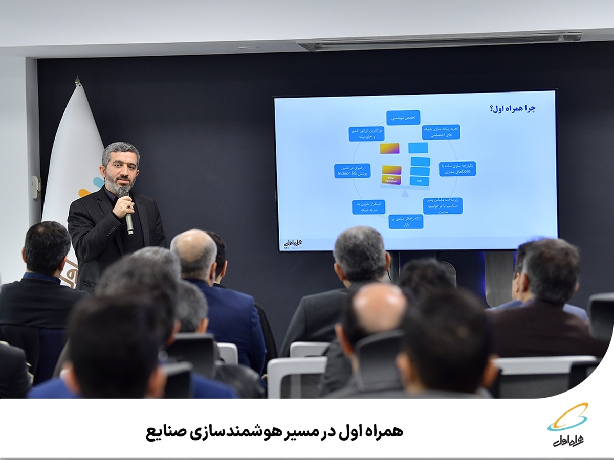 همراه اول در مسیر هوشمندسازی صنایع همراه اول در مسیر هوشمندسازی صنایع