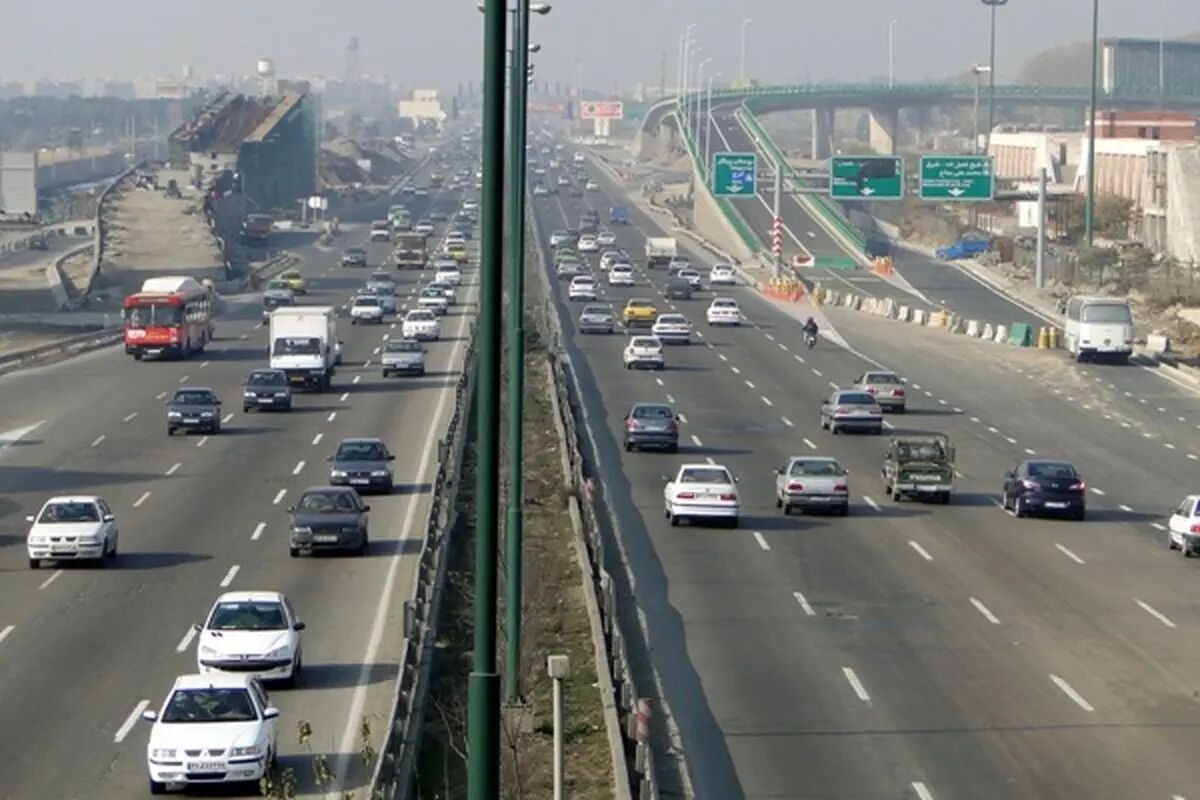 احداث پل جدید در آزادراه تهران - کرج احداث پل جدید در آزادراه تهران - کرج