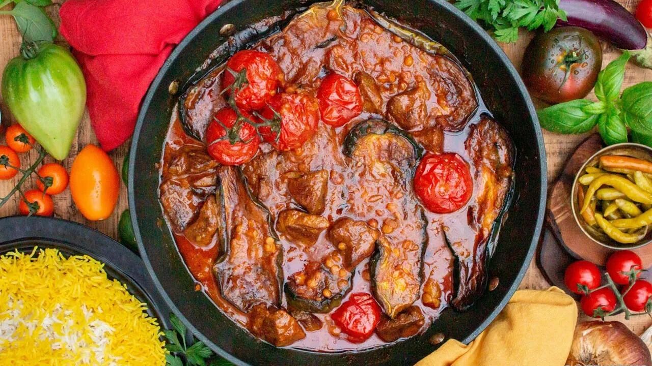 طرز تهیه خورش بادمجان طرز تهیه خورش بادمجان