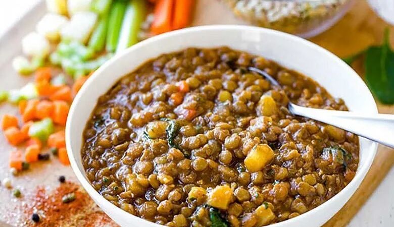 طرز تهیه خوراک عدس و بادمجان طرز تهیه خوراک عدس و بادمجان