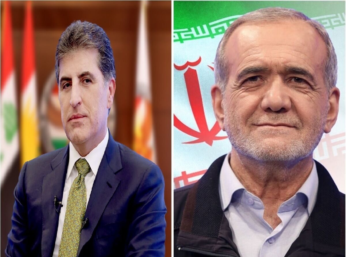 پیام بارزانی به مسعود پزشکیان پیام بارزانی به مسعود پزشکیان