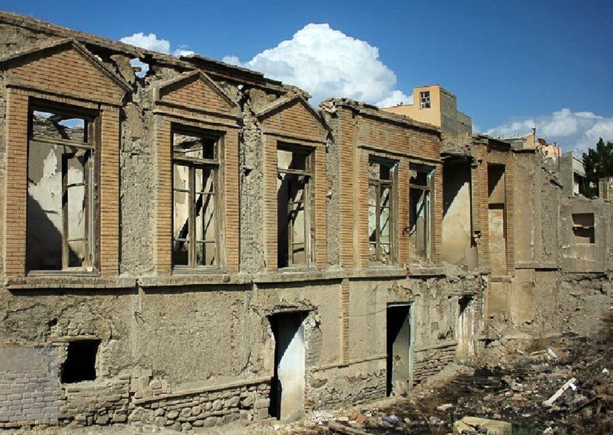 خانه تاریخی تبریز آتش گرفت خانه تاریخی تبریز آتش گرفت