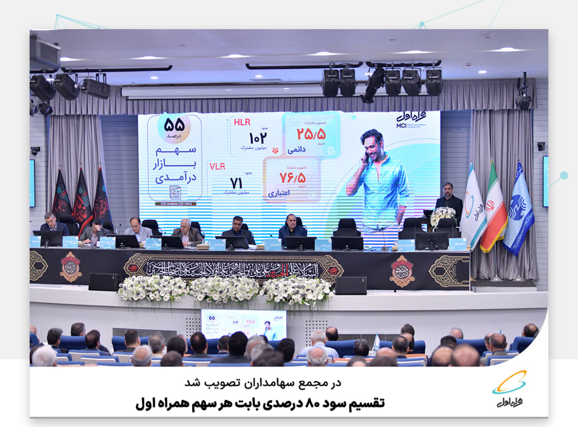 تقسیم سود 80 درصدی بابت هر سهم همراه اول تقسیم سود 80 درصدی بابت هر سهم همراه اول