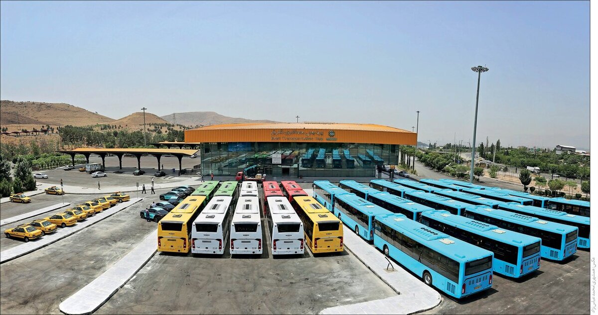 تعطیلی پایانه مسافربری در تهران تعطیلی پایانه مسافربری در تهران