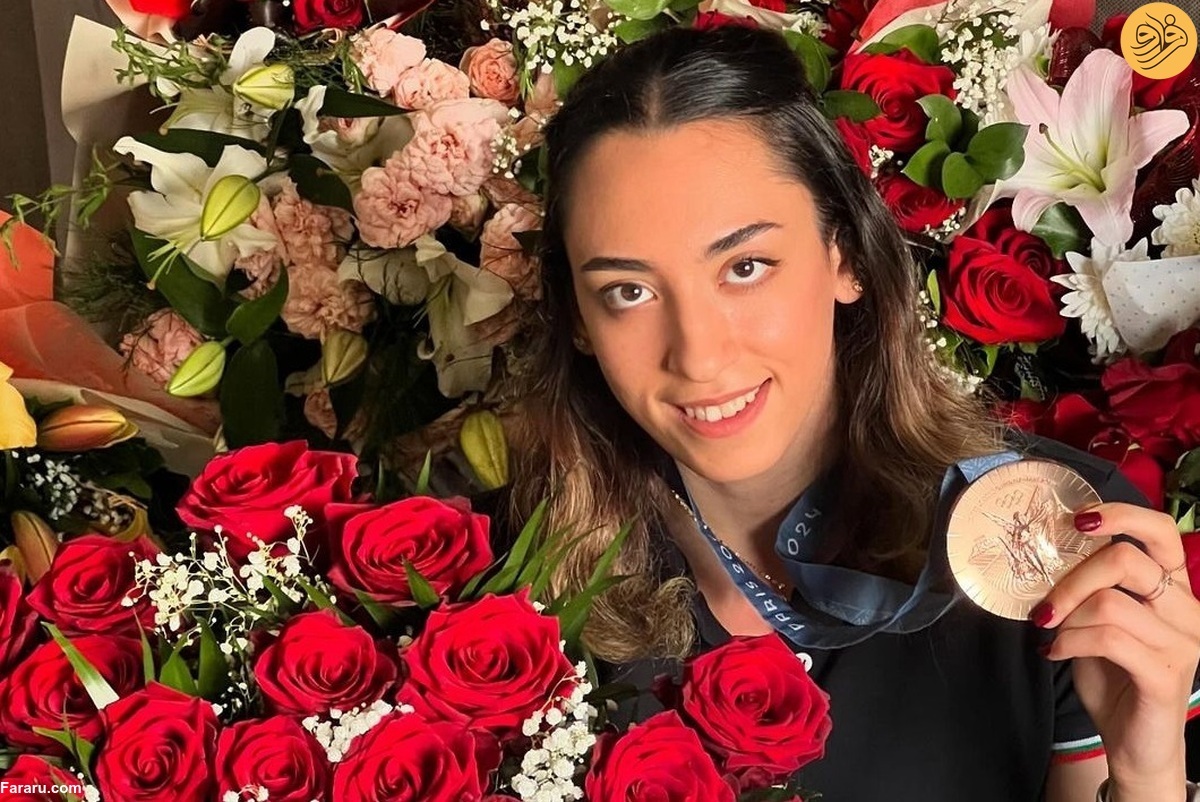 سنگ تمام بلغاری‌ها برای کیمیا علیزاده/ کیمیا غرق گل شد + عکس