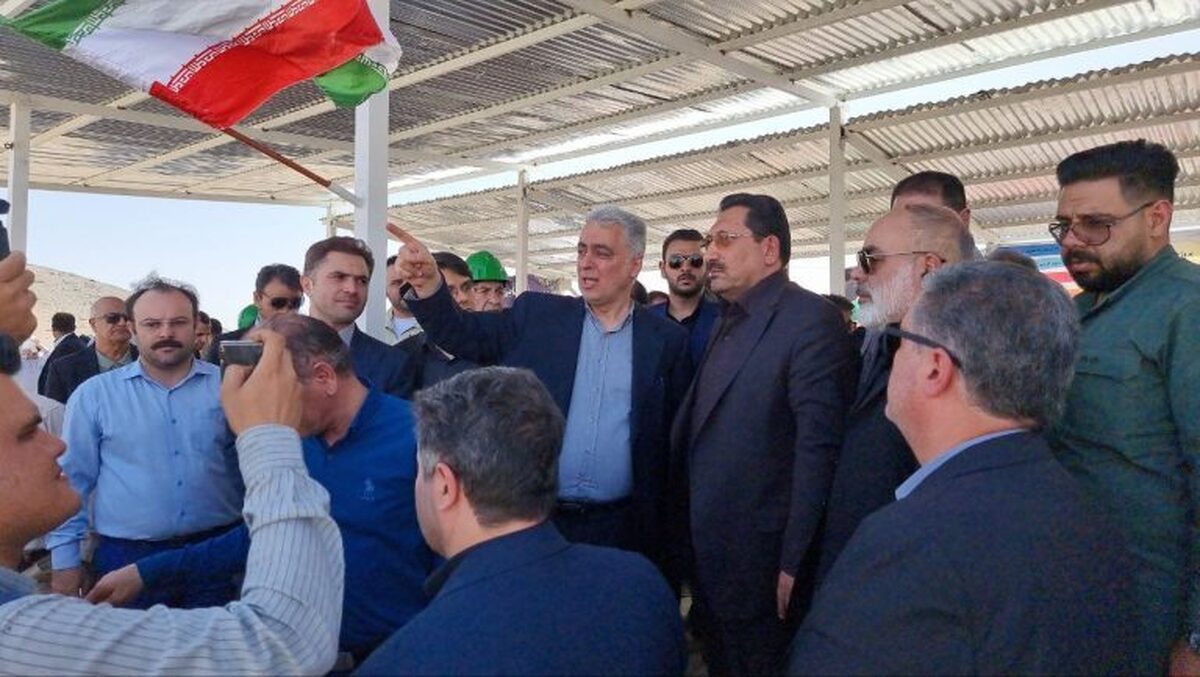 اولین سفر استانی وزیر صمت / بازدید از پروژه بزرگ مس جانجا اولین سفر استانی وزیر صمت / بازدید از پروژه بزرگ مس جانجا
