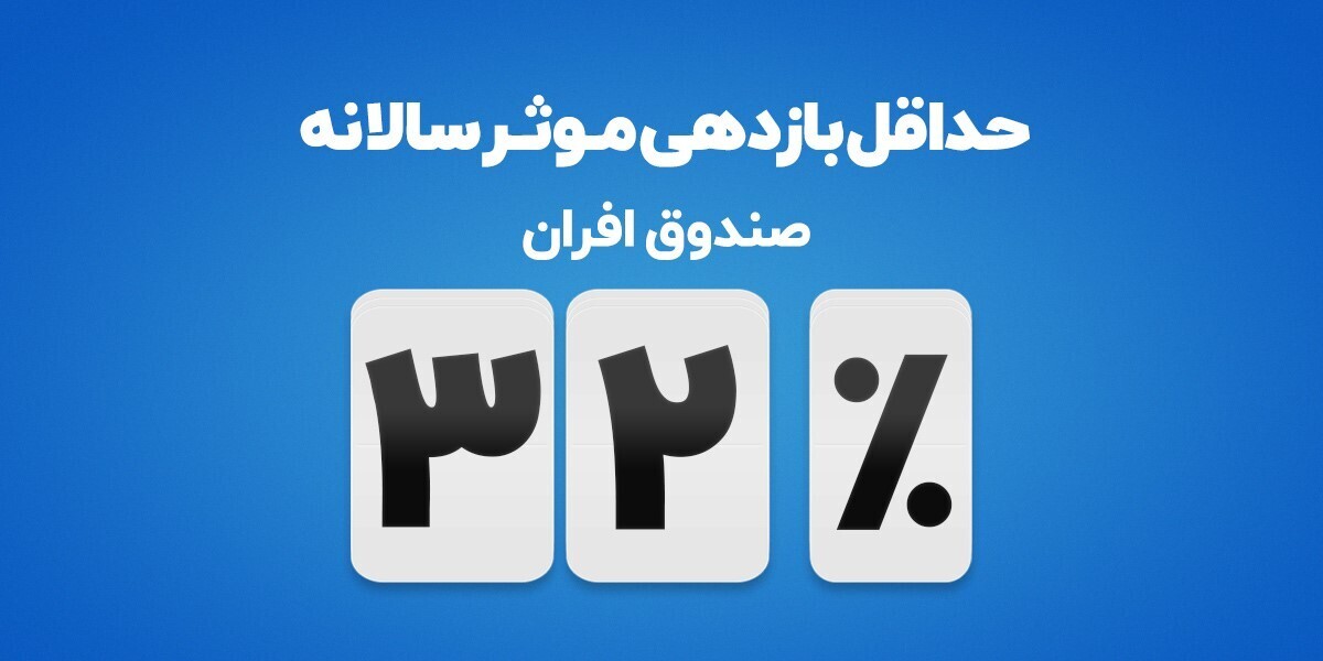 افزایش حداقل بازدهی صندوق افران به ٪۳۲ افزایش حداقل بازدهی صندوق افران به ٪۳۲