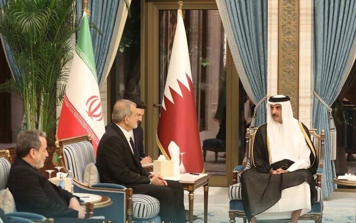 امیر قطر، پزشکیان را به منزل شخصی خود برد امیر قطر، پزشکیان را به منزل شخصی خود برد