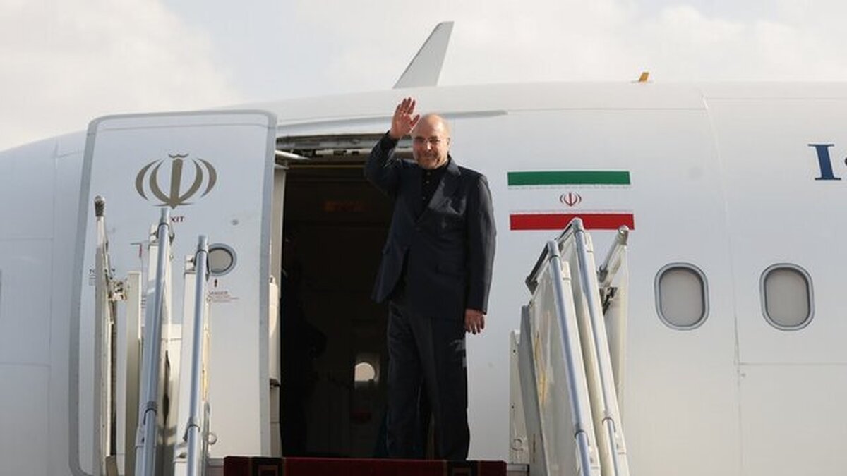 قالیباف ژنو را به مقصد تهران ترک کرد قالیباف ژنو را به مقصد تهران ترک کرد