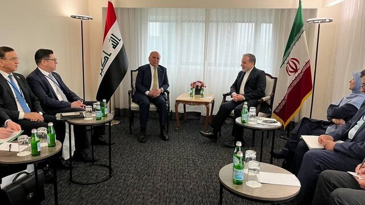 دیدار وزیران خارجه ایران و عراق در نیویورک دیدار وزیران خارجه ایران و عراق در نیویورک