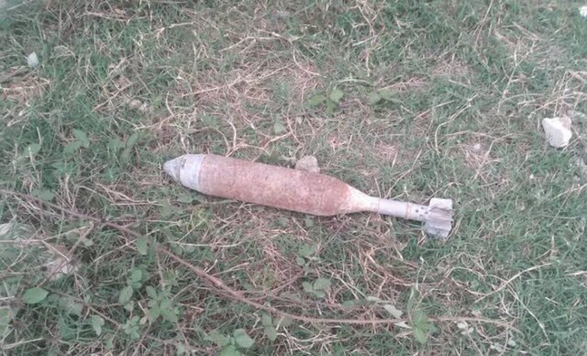 پیدا شدن یک خمپاره منور در یکی از روستاهای گرگان پیدا شدن یک خمپاره منور در یکی از روستاهای گرگان
