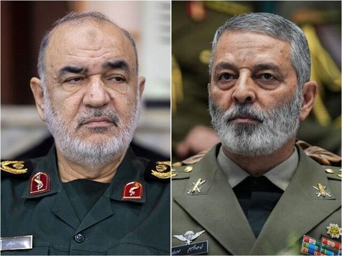 پیام مهم فرمانده سپاه به فرمانده کل ارتش درباره حمله اسرائیل پیام مهم فرمانده سپاه به فرمانده کل ارتش درباره حمله اسرائیل